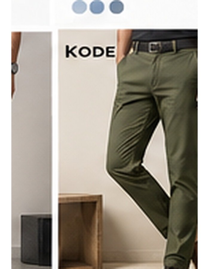 GB002 Deep Navy Gabardine Pant - Image 1