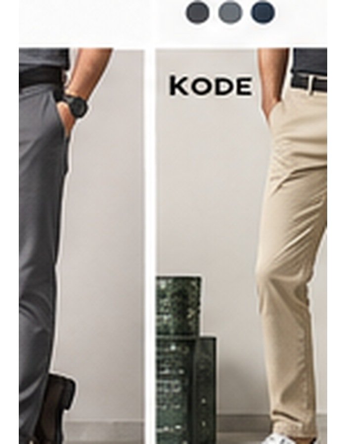 GB004 Olive Everyday Gabardine Pant - Image 1