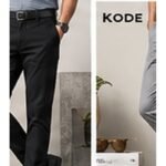 Stone Grey Gabardine Pant