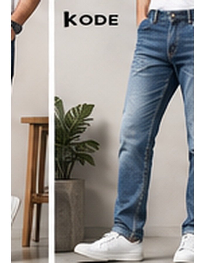 JN002 Deep Indigo Slim Fit Jeans - Image 1