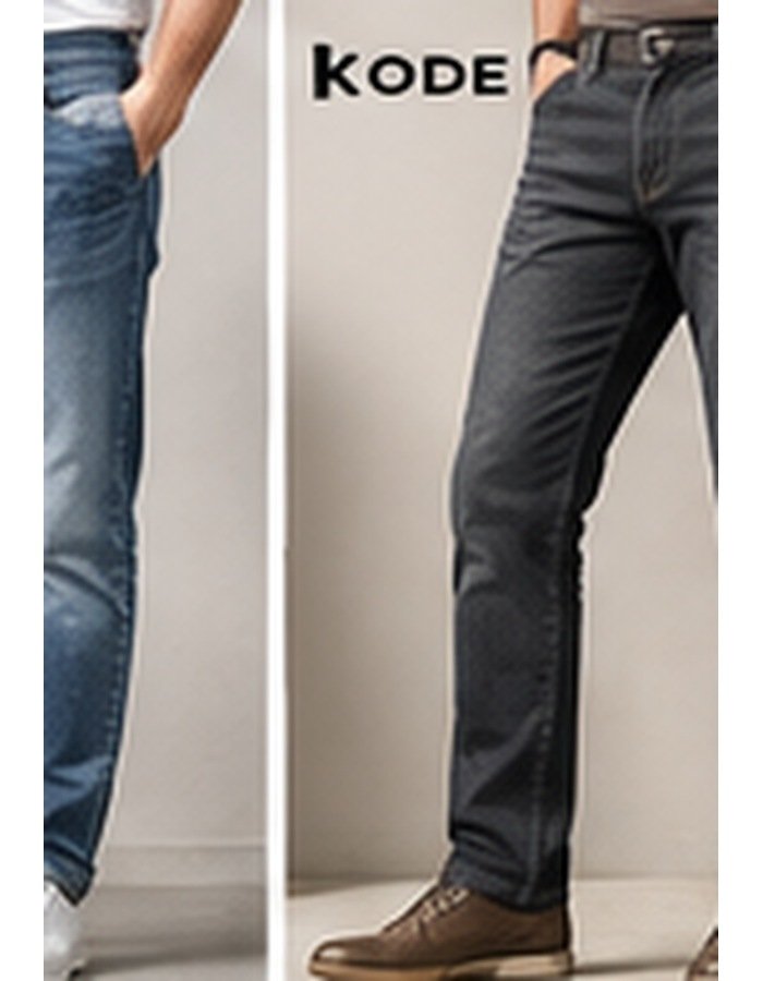 JN003 Mid Blue Vintage Jeans - Image 1