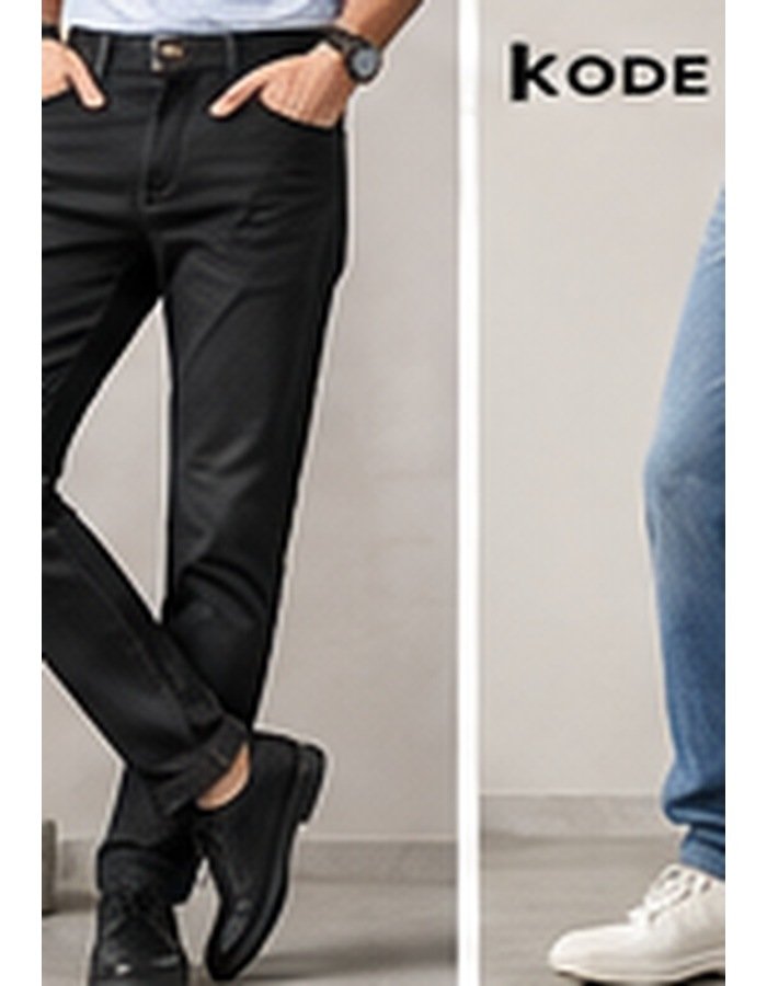 JN007 Stone Grey Denim Jeans - Image 1