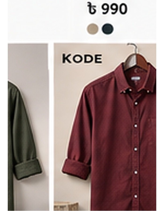 SH004 Forest Green Overshirt - Image 1